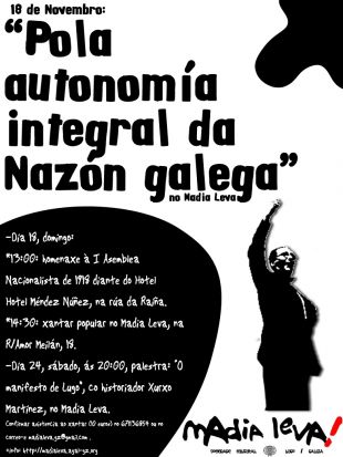 18-N na S.C. Madia Leva!: "Pola autonomía integral da nazón galega"