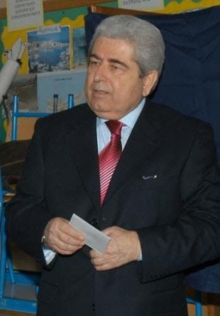 O novo presidente, Dimitris Christofias