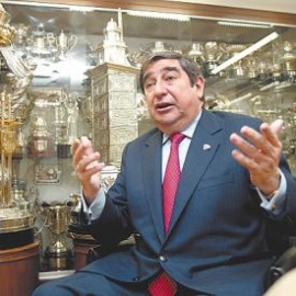 O actual presidente do Depor, César Augusto Lendoiro