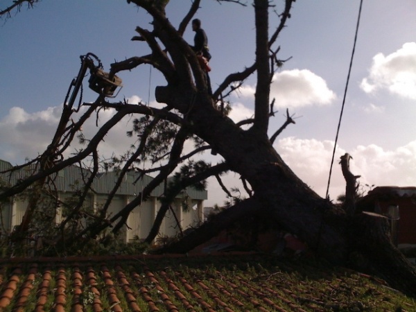 Outra toma ao carón do pavillón da Malata